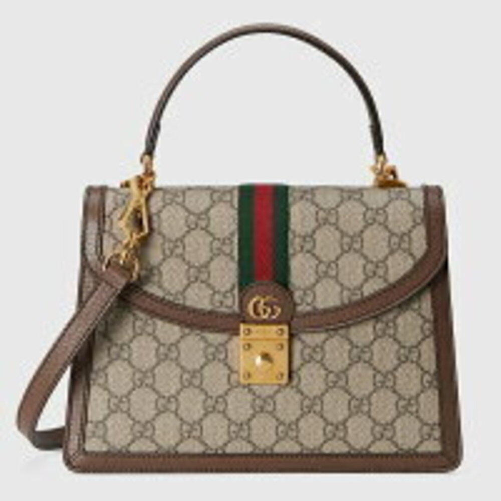 Gucci Ophidia Web Stripe Top Handle Bag